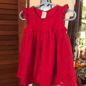 6-9 month red dress